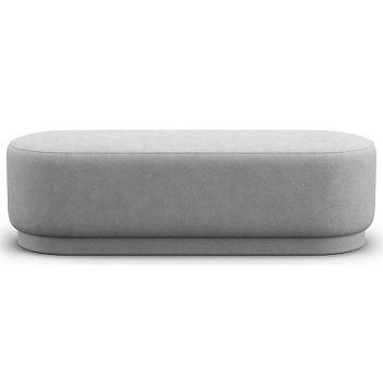 Фото Пуф BASE  серого цвета