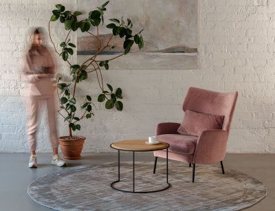 Фото Ковер TERE Light Gray диаметр 250 см