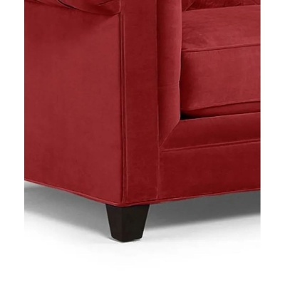 Фото Двухместный диван Chester красного цвета