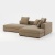 Фото Угловой диван Magnus светло-коричневого цвета