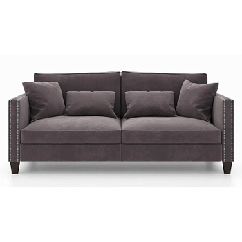 Фото Двухместный диван Cathedral темно-серого цвета