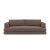 Фото Двухместный диван Crosby коричневого цвета