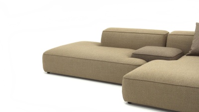 Фото Диван LEMA горчичного цвета