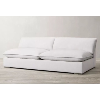 Фото Двухместный диван San Bernardo Armless белого цвета