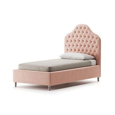 Фото Детская кровать Reese Tufted розового цвета классическая