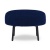 Фото Кресло с пуфом GLENTA темно-синего цвета