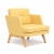 Фото Кресло TRIGGA желтого цвета