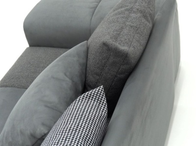 Фото Диван PIXEL комби-серый