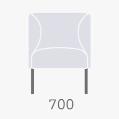 Фото Кушетка TORSO розового цвета