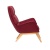 Фото Кресло ORHUS бордового цвета