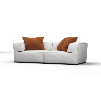 Фото Двухместный диван KANO светло-серого цвета