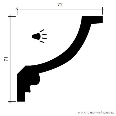 Фото КАРНИЗ 1.50.208
