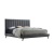 Фото Двуспальная кровать Minnesota серого цвета