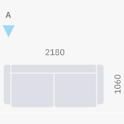 Фото Диван INGWAR  темно-серого цвета