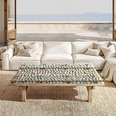 Фото Модуль без подлокотников Como темно-серого цвета