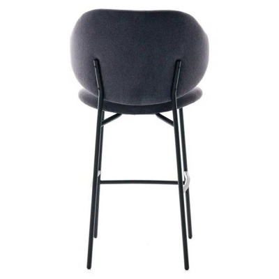 Фото Барный стул PRINCE черного цвета