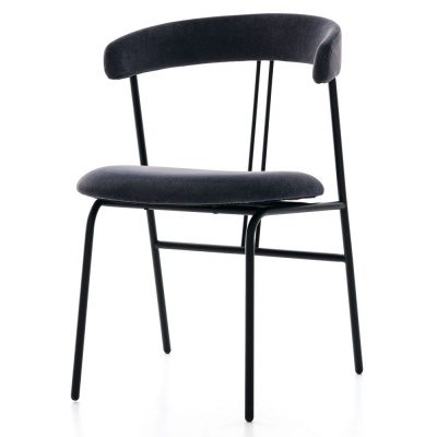 Фото Обеденный стул VIOLIN темно-серого цвета