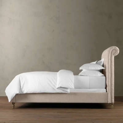 Фото Двуспальная кровать Chester бежевого цвета