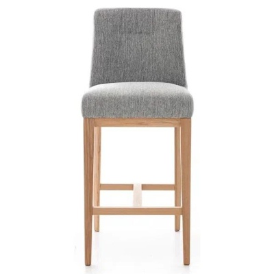 Фото Барный стул TOSS серого цвета