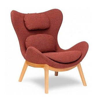 Фото Кресло LUND коньячного цвета