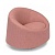 Фото Кресло OSLO розового цвета