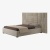 Фото Двуспальная кровать Emilio бежевого цвета