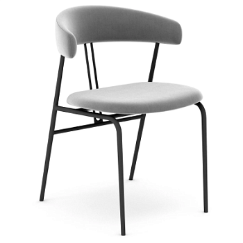 Фото Обеденный стул VIOLIN серого цвета