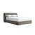 Фото Двуспальная кровать Nilsson серого цвета