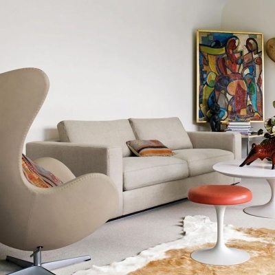 Фото Раскладной диван Reid светло-бежевого цвета