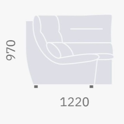 Фото Модульный диван ROGNAN в комбинированном цвете