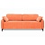 Фото Диван GETEBORG  кораллового цвета