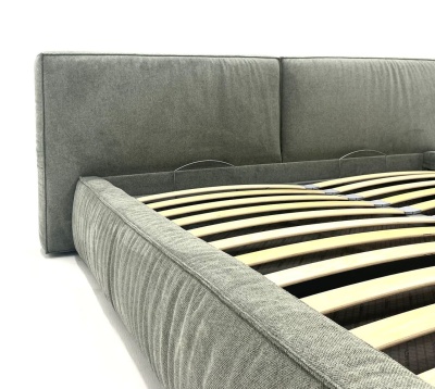 Фото Кровать SOFT-2  серого цвета