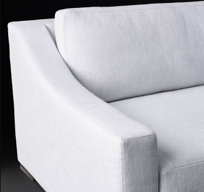 Фото Трехместный диван Modena Slope белого цвета