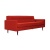 Фото Двухместный диван Bantam красного цвета