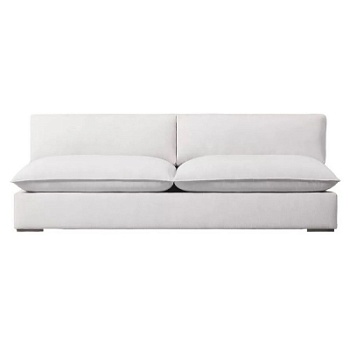 Фото Двухместный диван San Bernardo Armless белого цвета