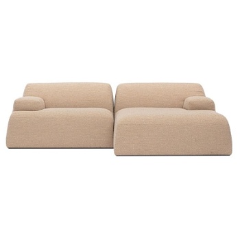 Фото Модульный диван  BJORN  бежевого цвета (2 модуля)