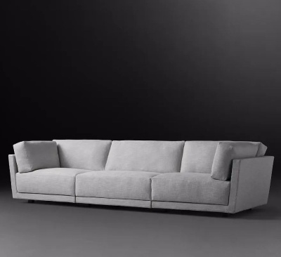 Фото Модульный диван Lars серого цвета