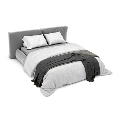 Фото Кровать SOFT-2  серого цвета