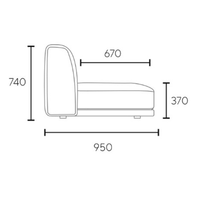 Фото Диван SEOUL молочного цвета