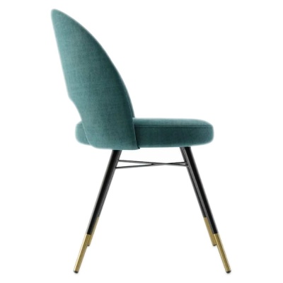 Фото Обеденный стул RING бирюзового цвета