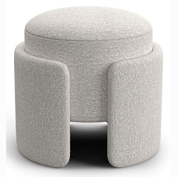 Фото Пуф ROSE белого цвета