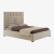 Фото Двуспальная кровать Emilio бежевого цвета