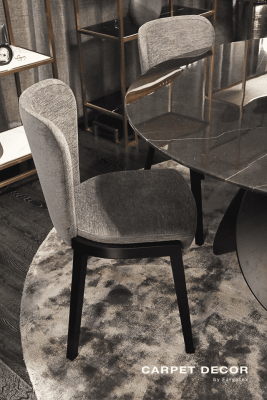 Фото Ковер Aracelis Steel Gray диаметр 300 см