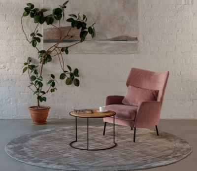 Фото Ковер TERE Light Gray диаметр 300 см