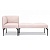Фото Кушетка TORSO розового цвета