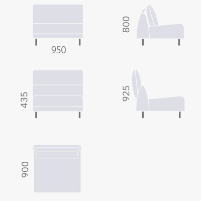 Фото Кресло JOGVAN желтого цвета