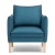 Фото Кресло BERGEN бирюзового цвета