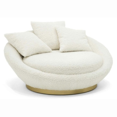 Фото Кресло MOON  белого цвета