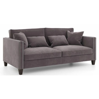 Фото Двухместный диван Cathedral темно-серого цвета