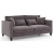 Фото Двухместный диван Cathedral темно-серого цвета